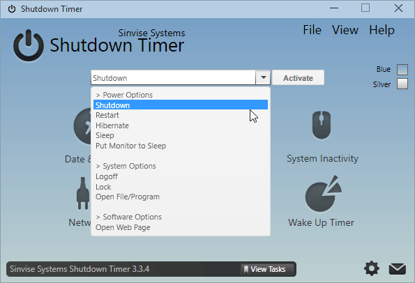 set a shutdown timer windows 10 command prompt
